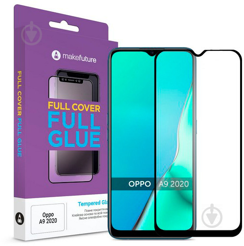 Защитное стекло MakeFuture Full Cover Full Glue для Oppo A9 2020 (MGF-OPA920) - фото 1