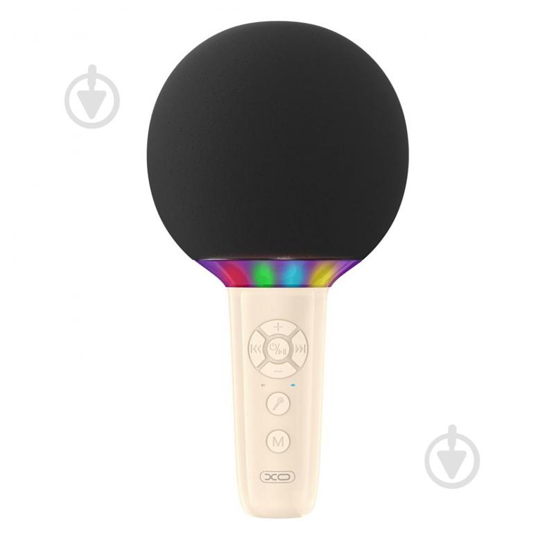 Микрофон Xo BE50 Bluetooth AUX LED (BE50.beige) - фото 1