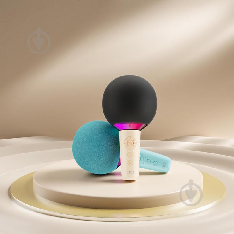 Микрофон Xo BE50 Bluetooth AUX LED (BE50.beige) - фото 4