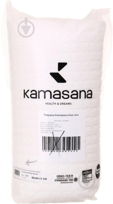 Подушка ортопедична Aloe vera Kamasana 40x60 см білий - фото 6 Подушка ортопедична Aloe vera Kamasana 40x60 см білий - фото 6