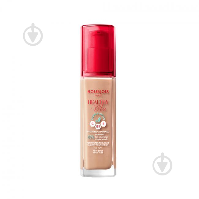 Тональна основа Bourjois HEALTHY MIX (52.5) Rose Beige 30 мл - фото 1