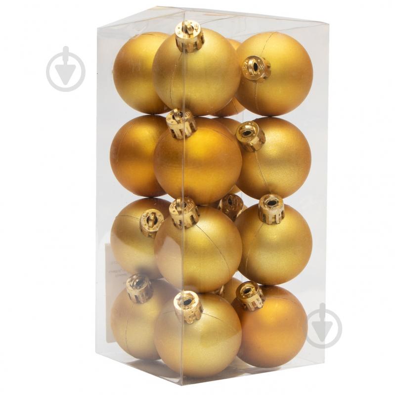 Набор елочных шаров Девилон 250850 d40 мм 16 шт./уп. - фото 1 Набор елочных шаров Девилон 250850 d40 мм 16 шт./уп. - фото 1