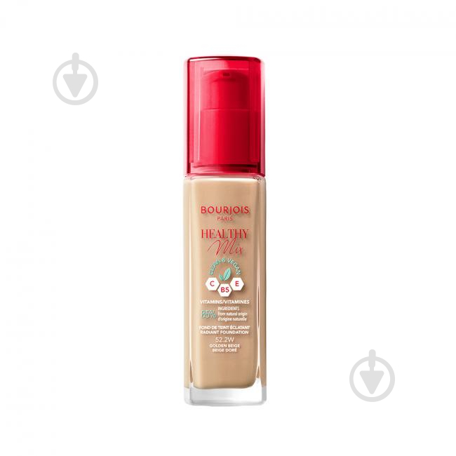 Тональна основа Bourjois HEALTHY MIX (52.2) Golden Beige 30 мл - фото 1