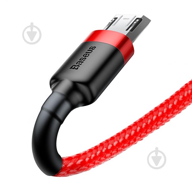 Кабель BASEUS 2 м красный (CAMKLF-C09) - фото 4 Кабель BASEUS 2 м красный (CAMKLF-C09) - фото 4