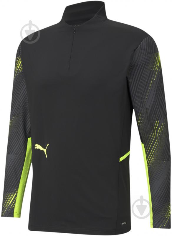 Джемпер Puma individualCUP 1 4 Zip Top 65721140 р. S черный - фото 2