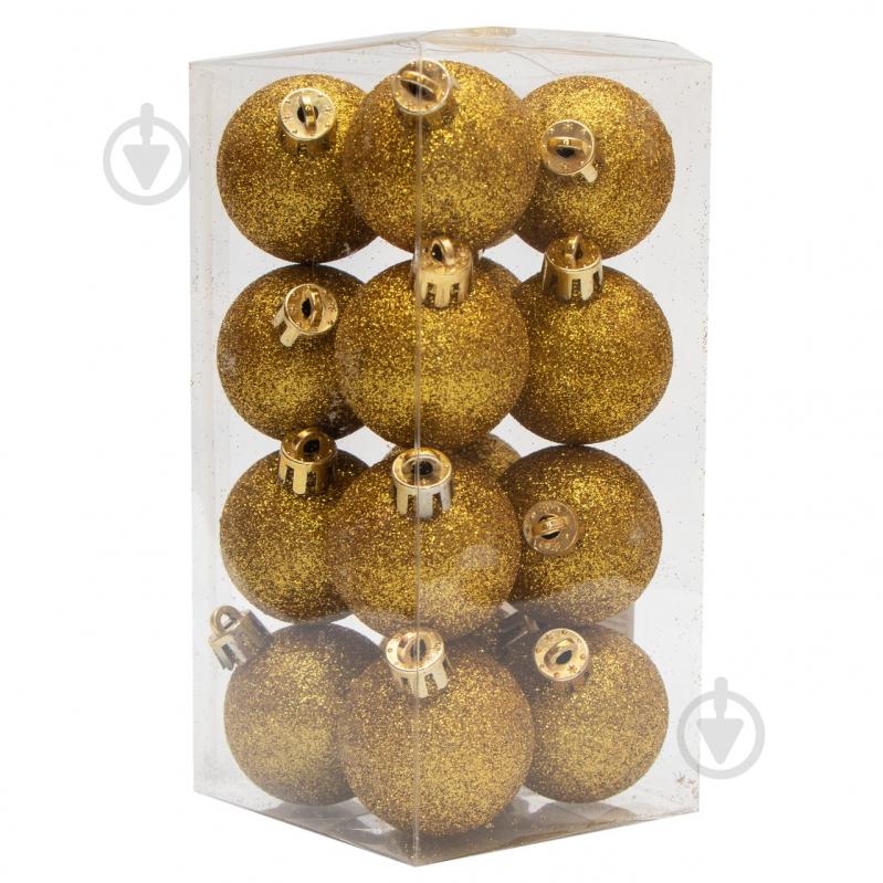 Набор елочных шаров Девилон 250867 d40 мм 16 шт./уп. - фото 1