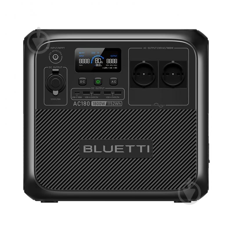 Зарядна станція BLUETTI AC180 / 1800 Вт / LiFePO4 (1152 Вт·год) - фото 1