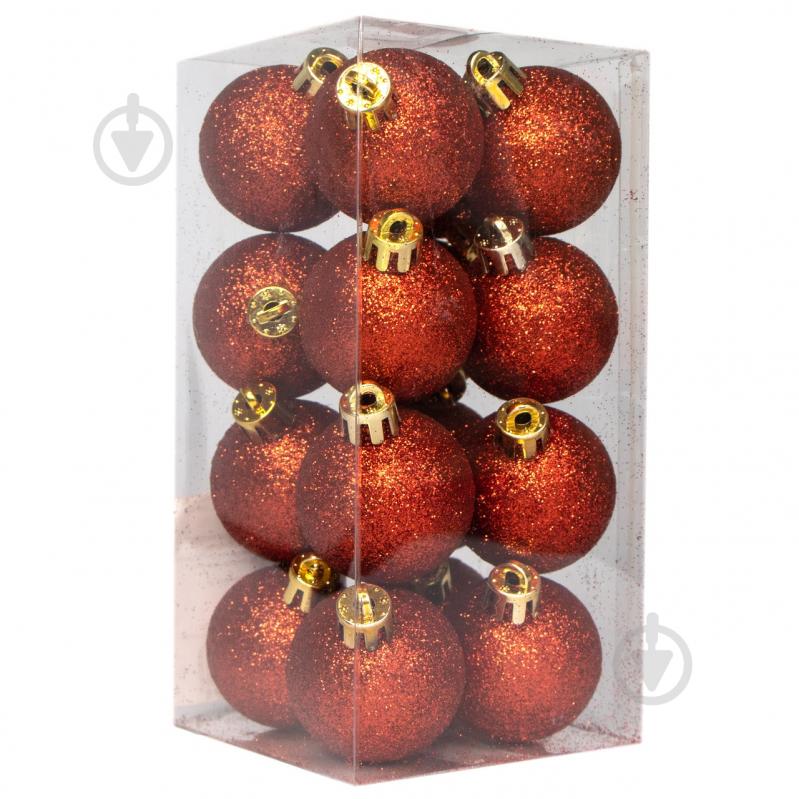 Набор елочных шаров Девилон 250898 d40 мм 16 шт./уп. - фото 1