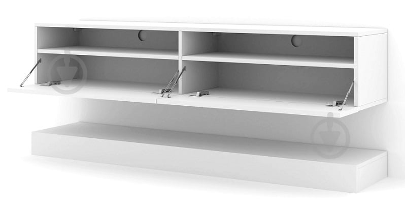 Тумба під ТВ BIM Furniture Duo 2д 1600x300x340 мм білий матовий(TV_STAND_DUO_160_PLATFORM_WHIT) - фото 2 Тумба під ТВ BIM Furniture Duo 2д 1600x300x340 мм білий матовий(TV_STAND_DUO_160_PLATFORM_WHIT) - фото 2