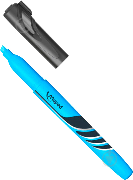 Маркер Maped FLUO PEPS PEN MP.734030 голубой - фото 1