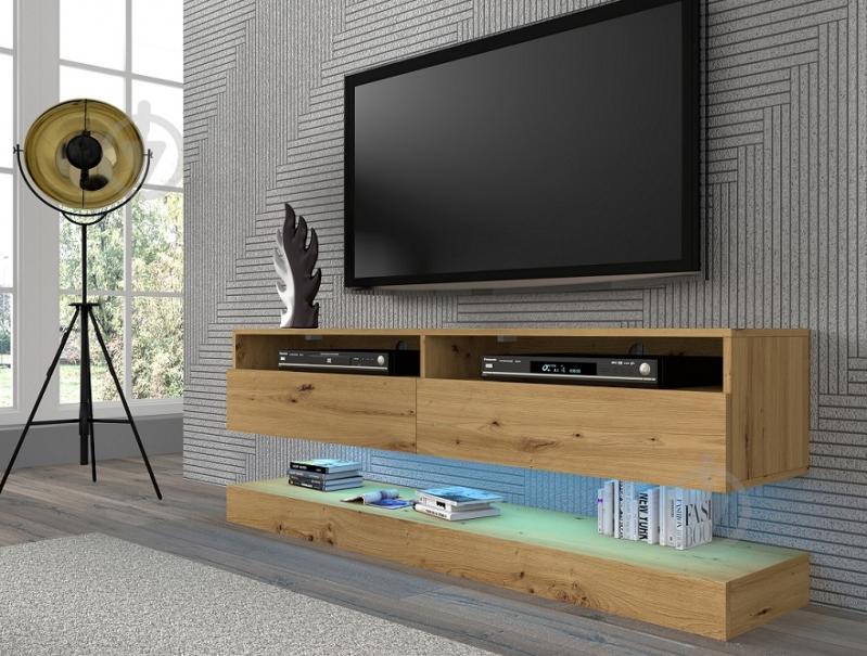 Тумба под ТВ BIM Furniture Duo 2д 1600x300x340 мм дуб артизан(TV_STAND_DUO_160_PLATFORM_ARTI) - фото 4 Тумба под ТВ BIM Furniture Duo 2д 1600x300x340 мм дуб артизан(TV_STAND_DUO_160_PLATFORM_ARTI) - фото 4
