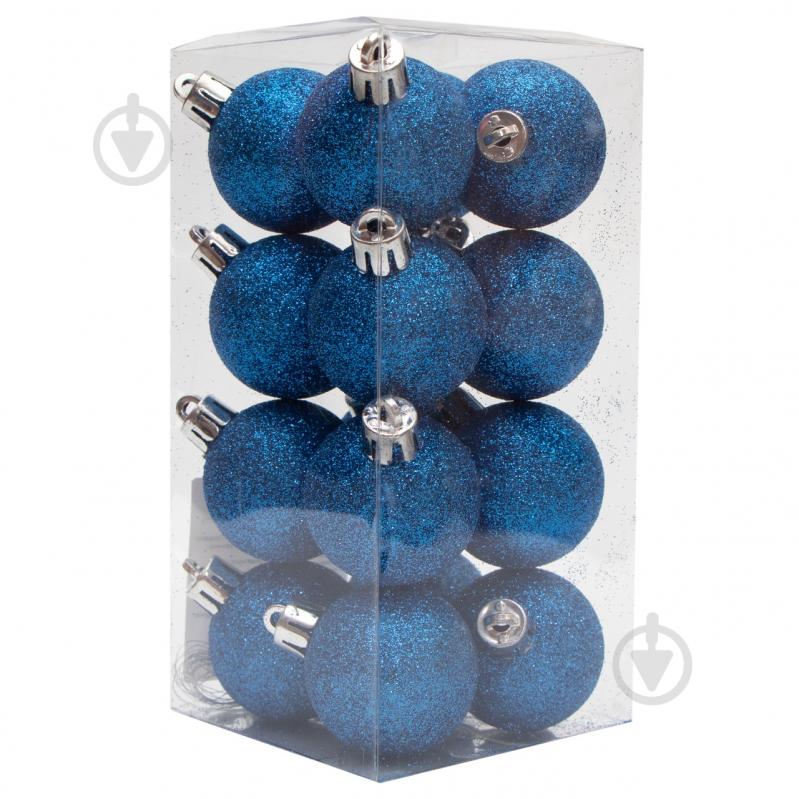 Набор елочных шаров Девилон 250928 d40 мм 16 шт./уп. - фото 1 Набор елочных шаров Девилон 250928 d40 мм 16 шт./уп. - фото 1