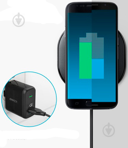 Бездротовий зарядний пристрій Anker 10W Qi Fast Charger - фото 8