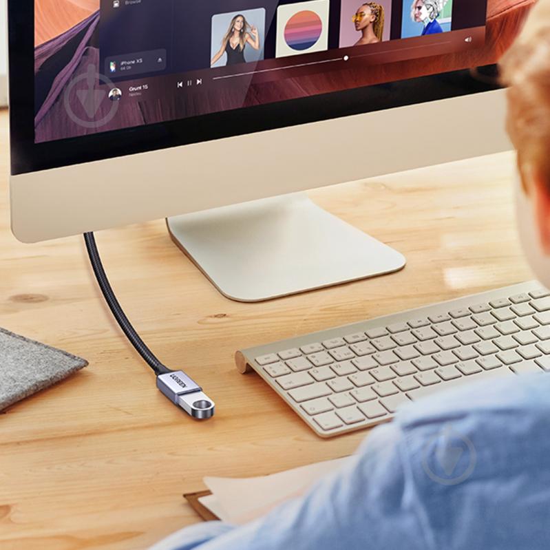 Кабель UGREEN 2 м чорний (10497) - фото 7