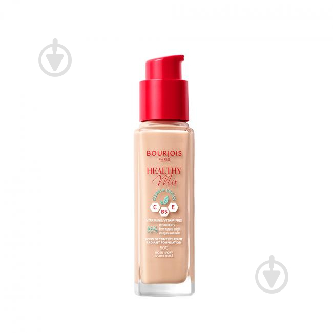 Тональная основа Bourjois HEALTHY MIX (50) Rose Ivory 30 мл - фото 2