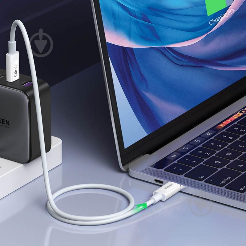 Кабель UGREEN 0,8 м белый (40113) - фото 3