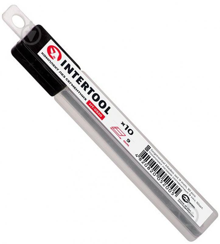 Набір лез Intertool сегментних 9 мм 10 шт HT-0520 - фото 2