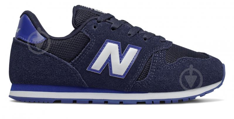 Кроссовки для мальчиков демисезонные New Balance YC373SN р.38 синие - фото 1