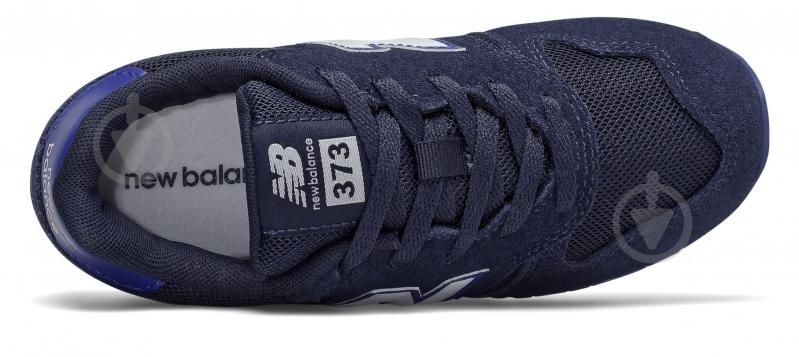 Кроссовки для мальчиков демисезонные New Balance YC373SN р.38 синие - фото 3