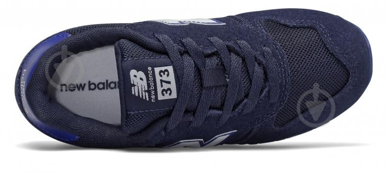 Кроссовки для мальчиков демисезонные New Balance YC373SN р.38,5 синие - фото 3