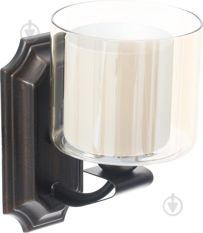 Бра Victoria Lighting 1x60 Вт E27 черный Leon/AP1 - фото 1