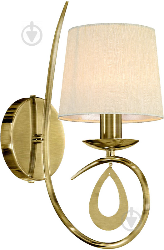 Бра Victoria Lighting 1x40 Вт E14 бронза Lin/AP1 antique bronze - фото 2