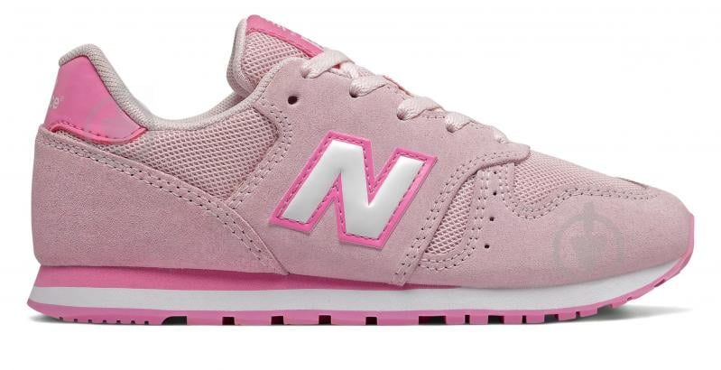 Кросівки для дівчаток демісезонні New Balance YC373SP р.35,5 рожеві - фото 1