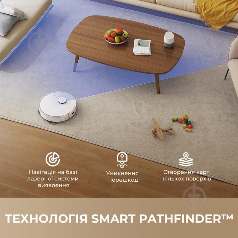 Робот-пылесос DREAME Robot Vacuum L40 (1166913) white - фото 14