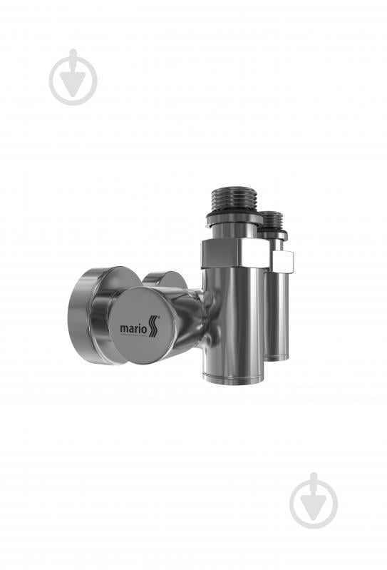 Кран угловой Mario под ТЭН сатин - фото 3