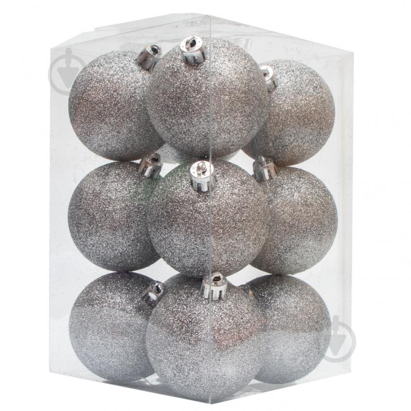 Набор елочных шаров Девилон 251079 d60 мм 12 шт./уп. - фото 1 Набор елочных шаров Девилон 251079 d60 мм 12 шт./уп. - фото 1