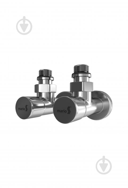 Кран угловой Mario сатин - фото 1