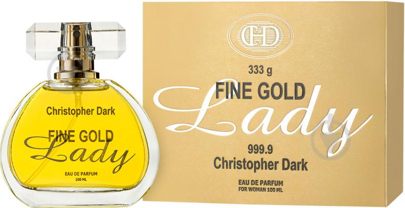 Парфюмированная вода Christopher Dark Fine Gold Lady 100 мл - фото 1