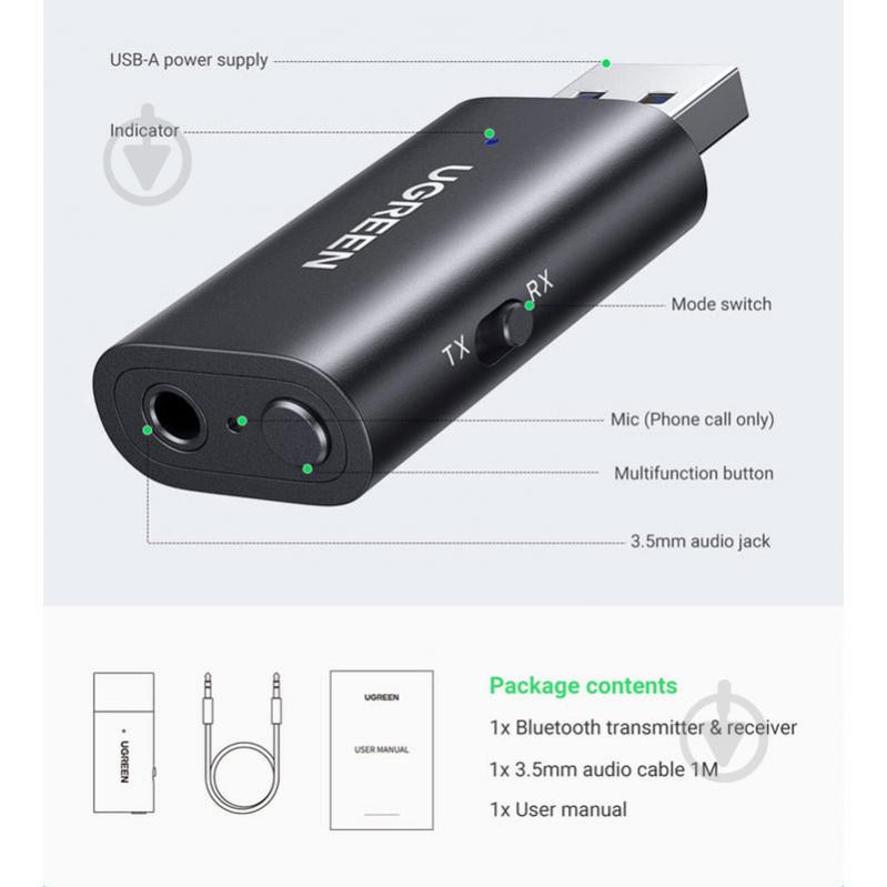 Звукова карта UGREEN CM523 - фото 3