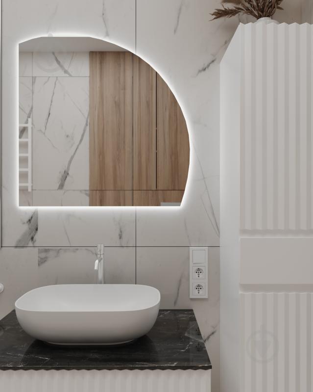 Дзеркало настінне Сансервіс MARBLE 100х100 см - фото 2