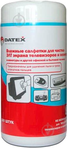 Салфетки Datex 5855R для LCD/TFT и плазменных мониторов 100шт - фото 2