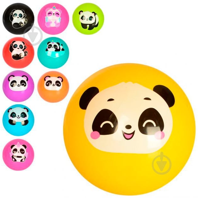 М'яч Панда (мікс видів) в асортименті 23 см MS 2655 - фото 1 М'яч Панда (мікс видів) в асортименті 23 см MS 2655 - фото 1