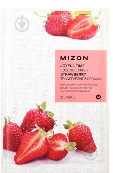 Маска для обличчя MIZON Joyful Time Essence з екстрактом полуниці 23 г 1 шт. - фото 1