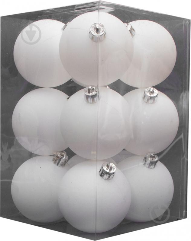 Набор елочных шаров Девилон 251130 d60 мм 12 шт./уп. - фото 1