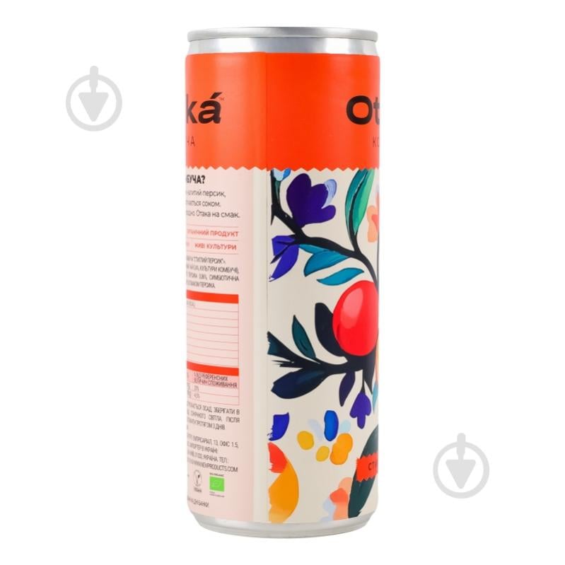 Комбуча Otaká Комбуча Стиглий персик 0,25 л - фото 3 Комбуча Otaká Комбуча Стиглий персик 0,25 л - фото 3
