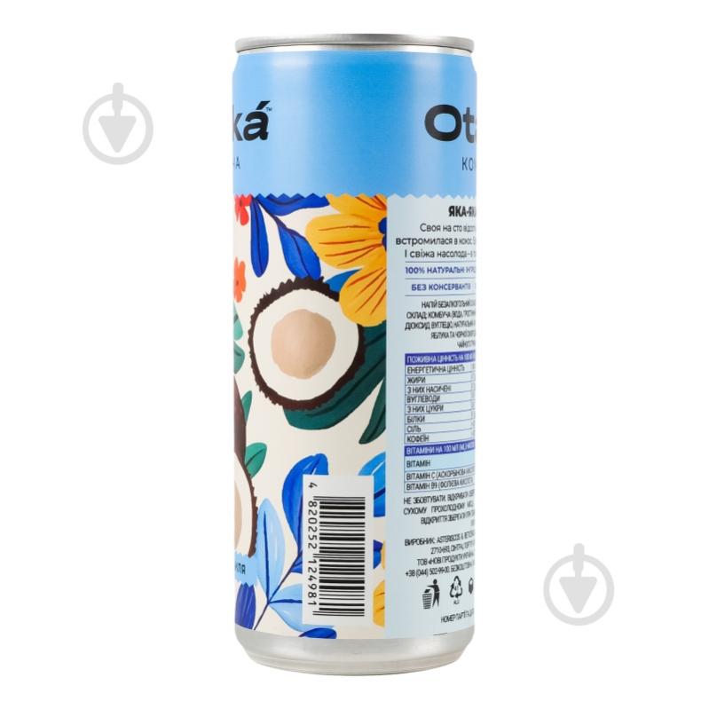 Комбуча Otaká Комбуча Кокосовая волна 0,25 л - фото 3