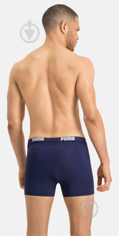 Плавки Puma SWIM MEN LOGO SWIM TRUN 90765704 р.S темно-синій - фото 2