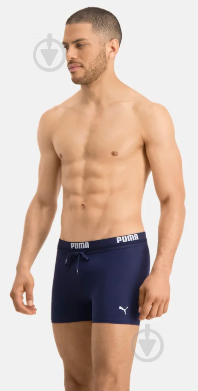 Плавки Puma SWIM MEN LOGO SWIM TRUN 90765704 р.S темно-синій - фото 3