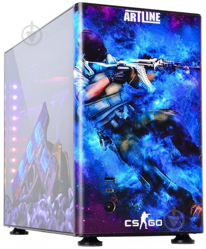 Компьютер Artline Overlord DRAGONv23 (DRAGONv23) black/blue - фото 1