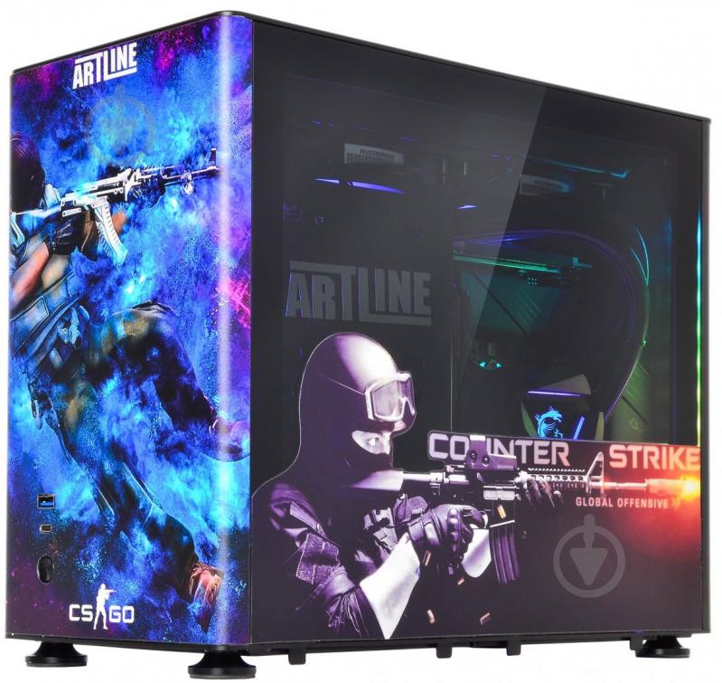Компьютер Artline Overlord DRAGONv23 (DRAGONv23) black/blue - фото 2