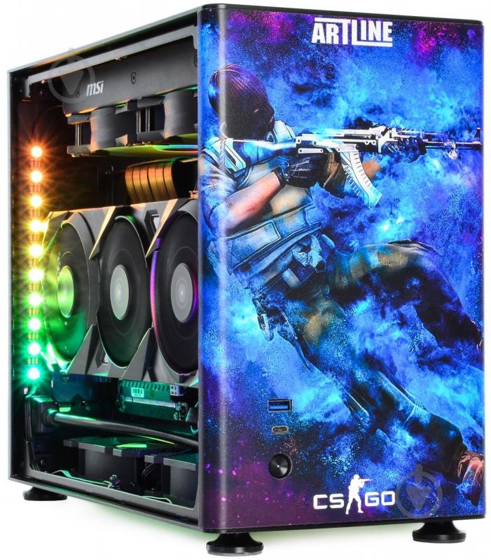 Компьютер Artline Overlord DRAGONv23 (DRAGONv23) black/blue - фото 9