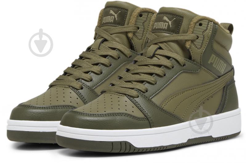 Черевики Puma PUMA REBOUND V6 MID WTR JR 39468502 р.38,5 зелений - фото 3