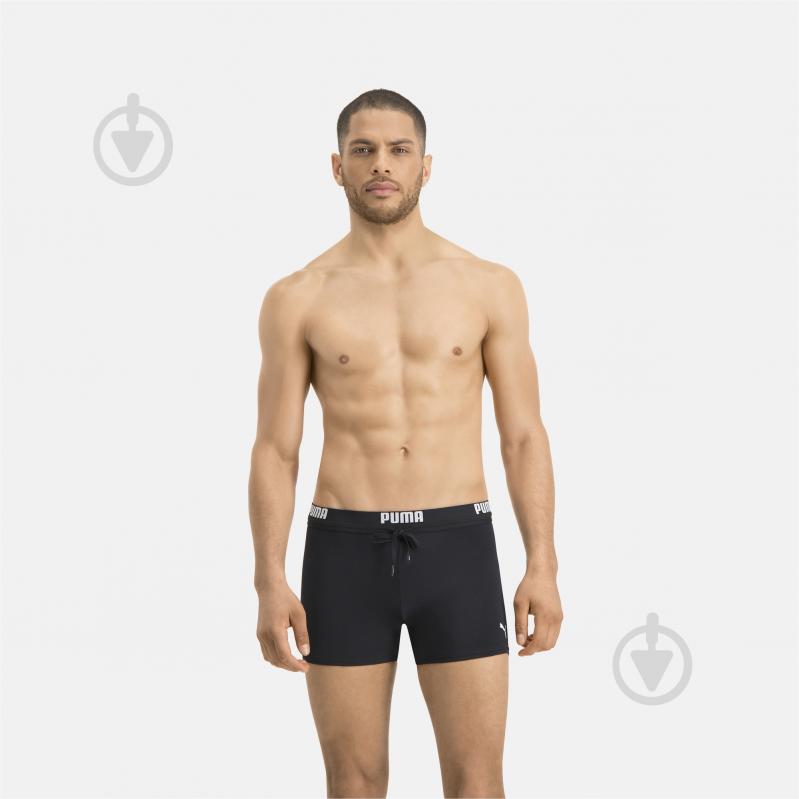 Плавки Puma SWIM MEN LOGO SWIM TRUN 90765704 р.M темно-синій - фото 1