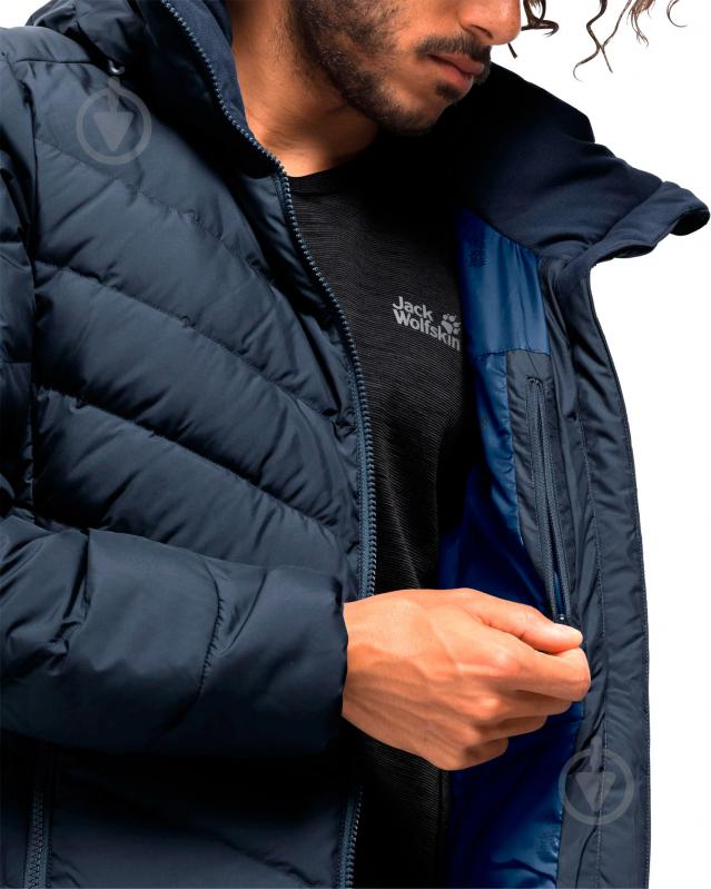 Пуховик чоловічий зимовий Jack Wolfskin FAIRMONT MEN 1203591-1010 р.M синій - фото 3