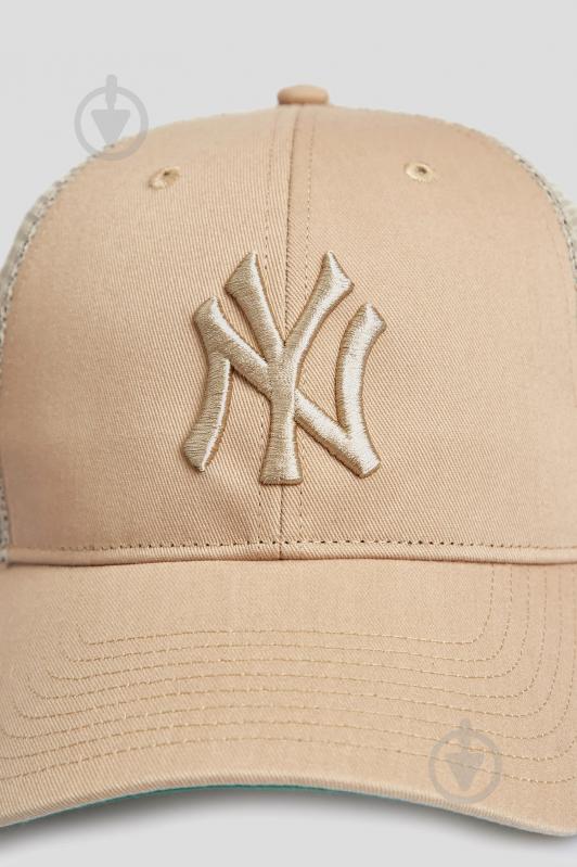 Кепка 47 Brand NEW YORK YANKEES BRANSON BRANS17CTP-KH os бежевый - фото 4