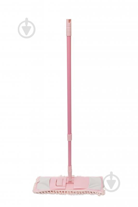 Швабра для пола Kornel KL-138 40 см розовый - фото 1